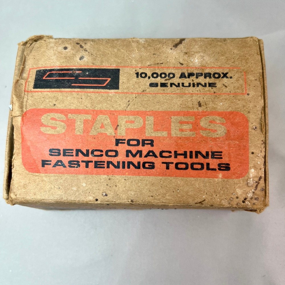 Senco N5-7/16" Staples Machine Fastening Vintage USA Made Partial Box